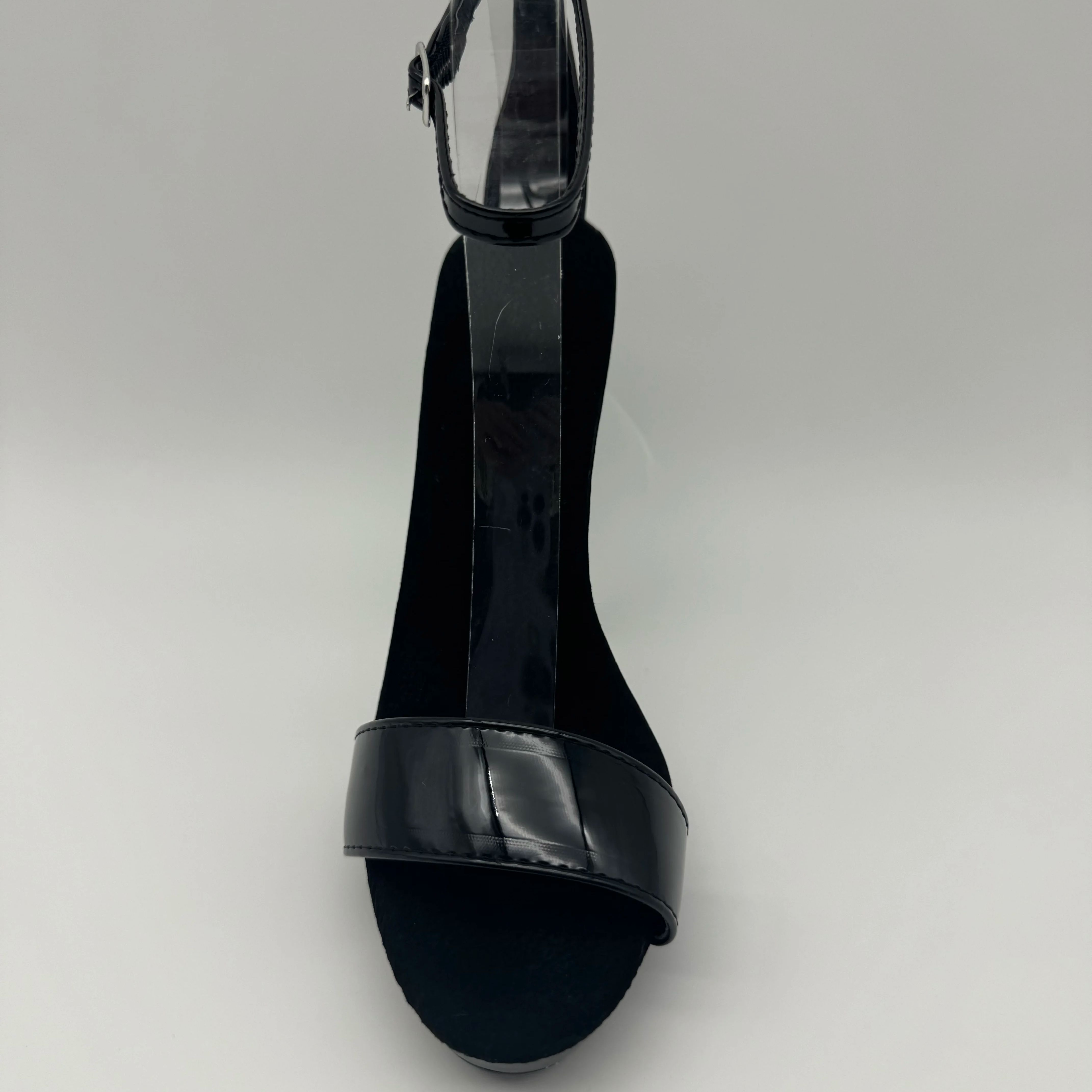 Black Patent Stilettos 13cm -  - Wide Fit Heels review and price