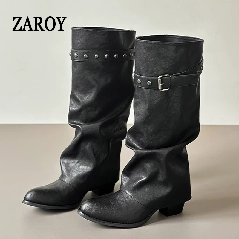 ZAROY Wide-Calf Knee-High Boot - Wide Fit Heels review and price