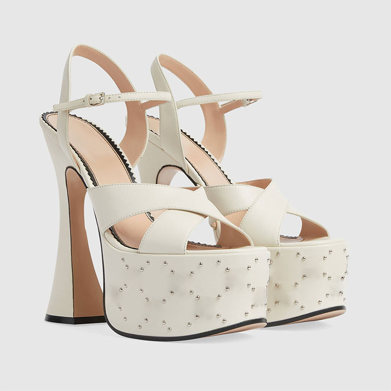 Fashionable White Black Buckle - Women Shoes Waterproof review and price