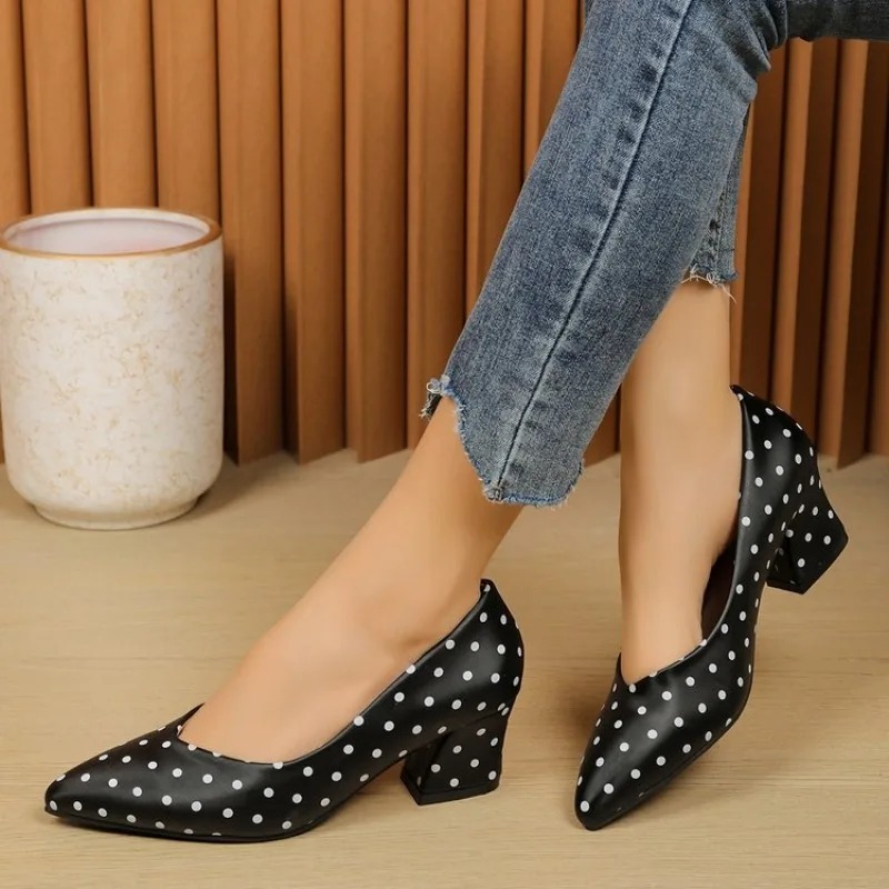 Women's Pumps Pointed Toe Mid  - Court Heel Pointed review and price