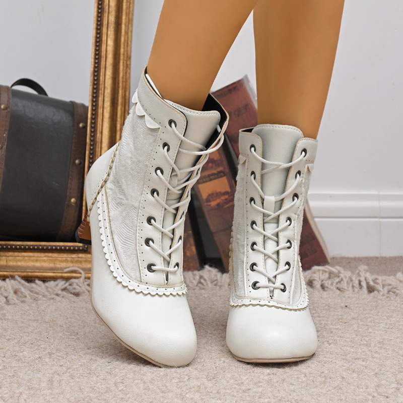 Women Closed Toe Med Heel Lace - Court Heel Pointed review and price