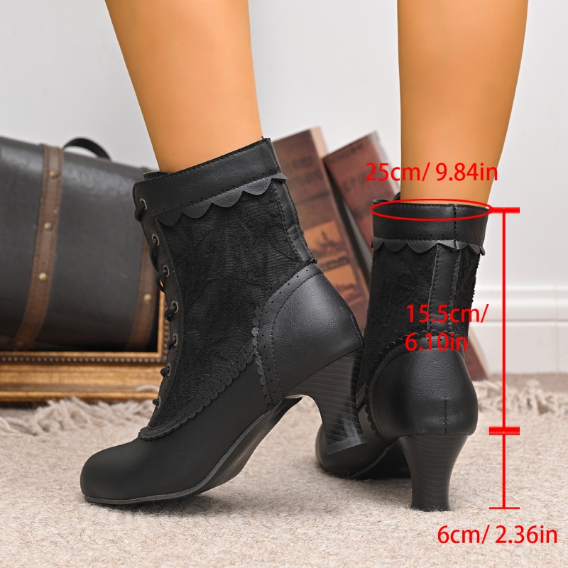 Women Closed Toe Med Heel Lace - Court Heel Pointed review and price