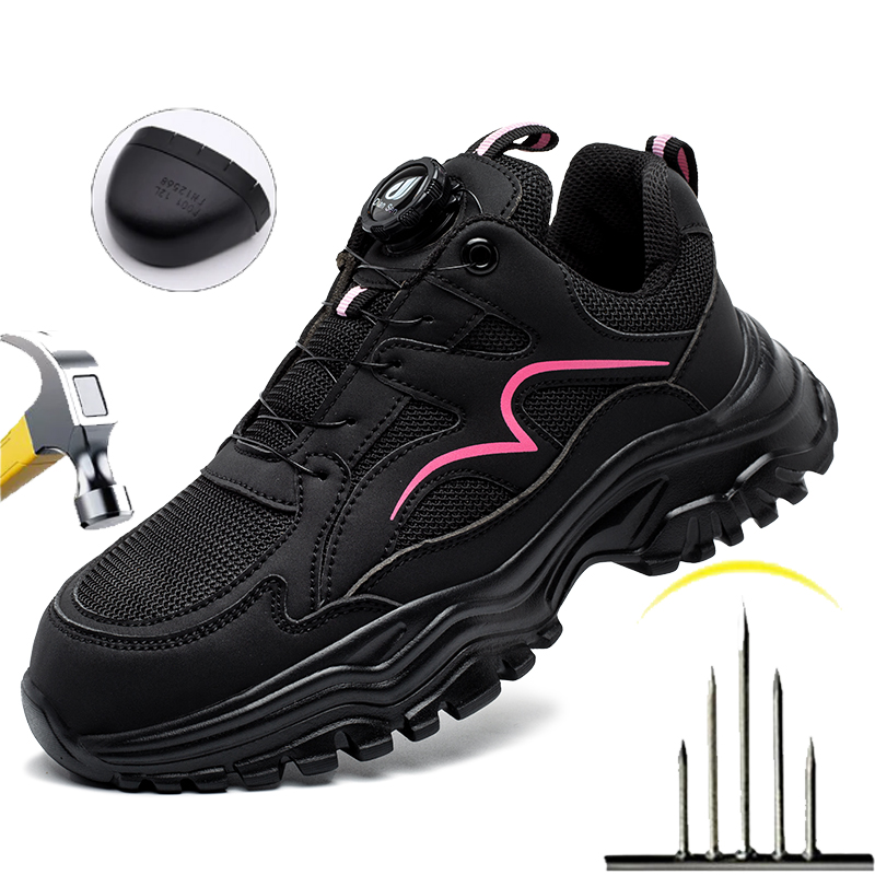 Women Work Shoes Steel Toe Sho - Mesh Sneaker Women review and price